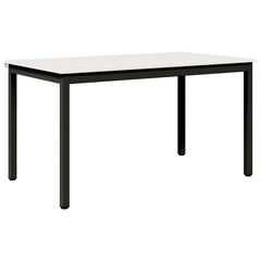 vidaXL Dining Table White 140 x 80 x 75 cm Solid Pine Wood 2