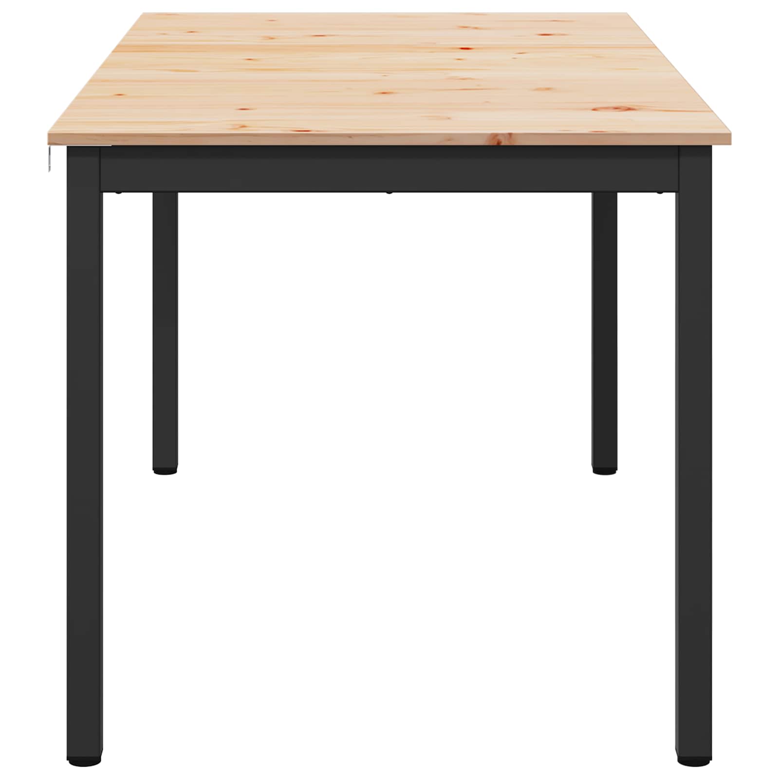 vidaXL Dining Table Natural 150 x 90 x 75 cm Solid Pine Wood 6