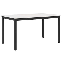 vidaXL Dining Table White 150 x 90 x 75 cm Solid Pine Wood 2