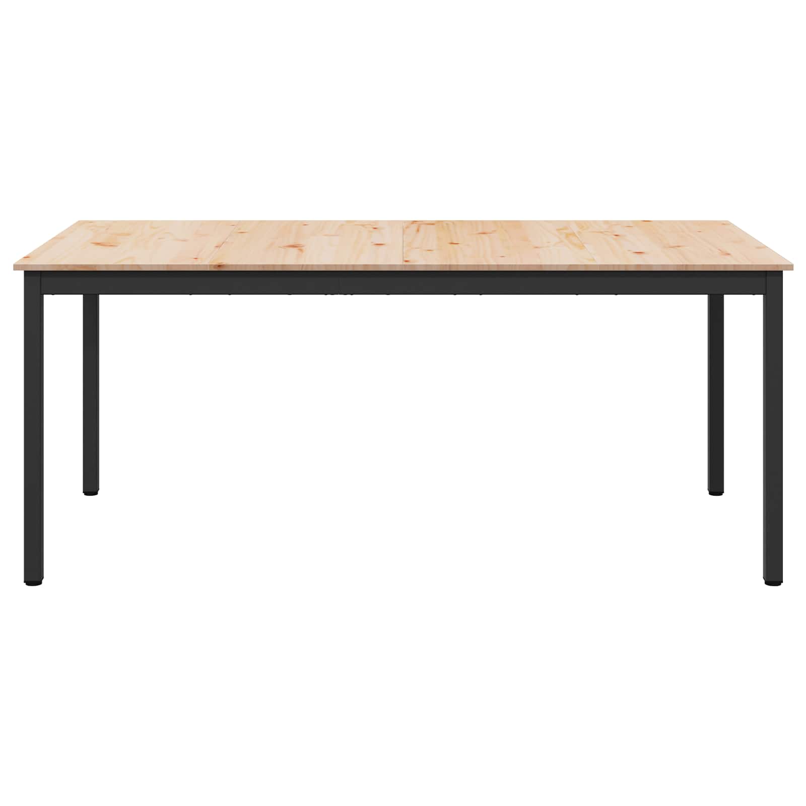 vidaXL Dining Table Natural 180 x 90 x 75 cm Solid Pine Wood 5