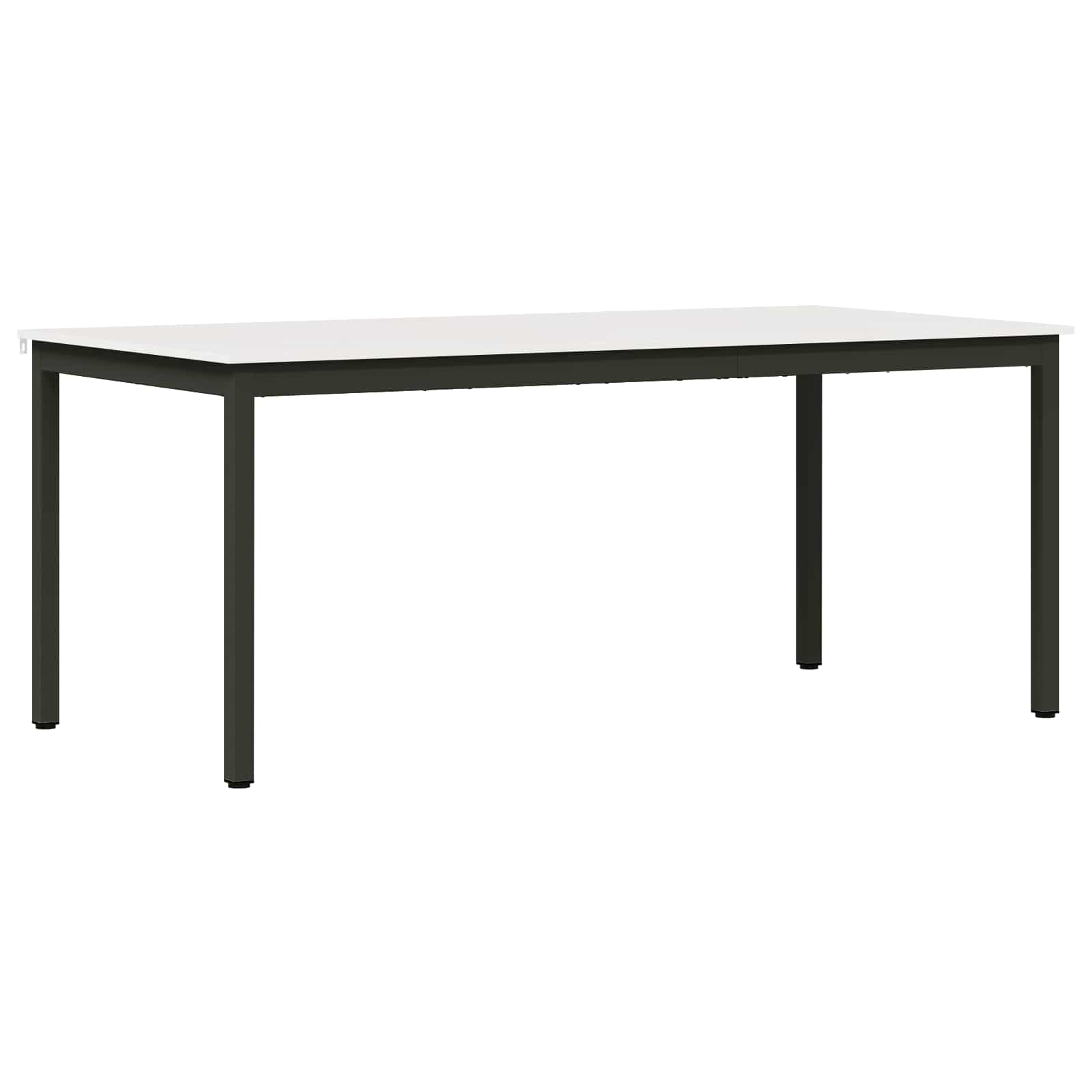 vidaXL Dining Table White 180 x 90 x 75 cm Solid Pine Wood 2