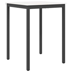 vidaXL Bar Table White 80 x 80 x 105 cm Solid Pine Wood 2
