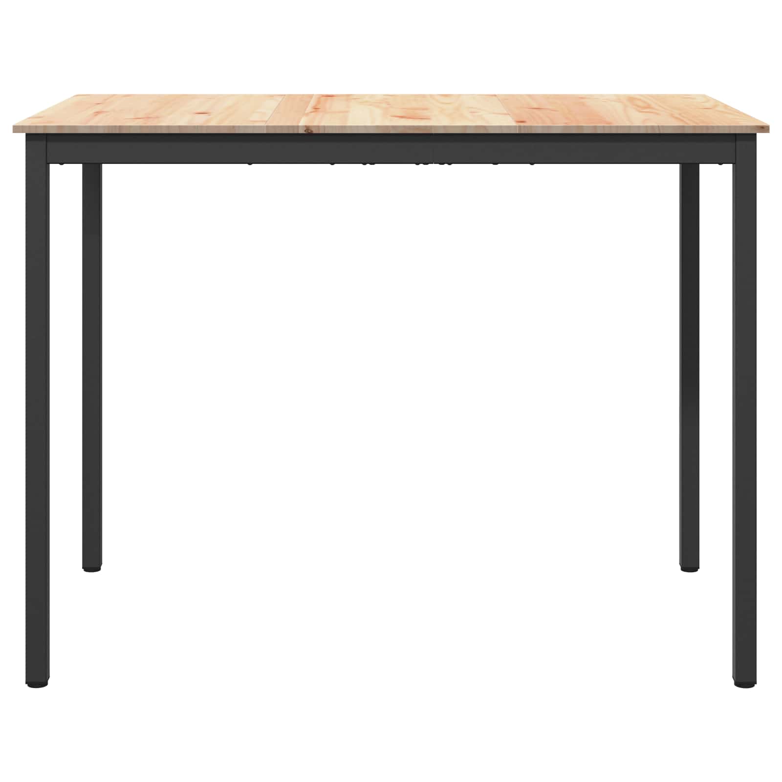 vidaXL Bar Table 140 x 80 x 105 cm Solid Pine Wood Natural Rectangular 5
