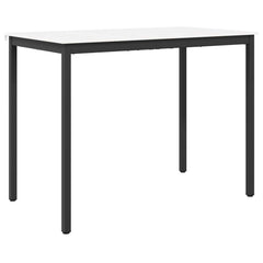vidaXL Bar Table White 140 x 80 x 105 cm Solid Pine Wood 2