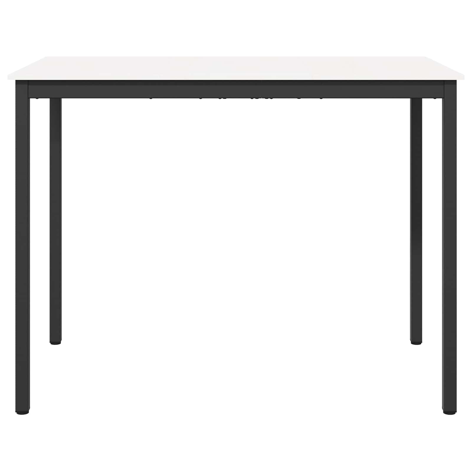 vidaXL Bar Table White 140 x 80 x 105 cm Solid Pine Wood 5