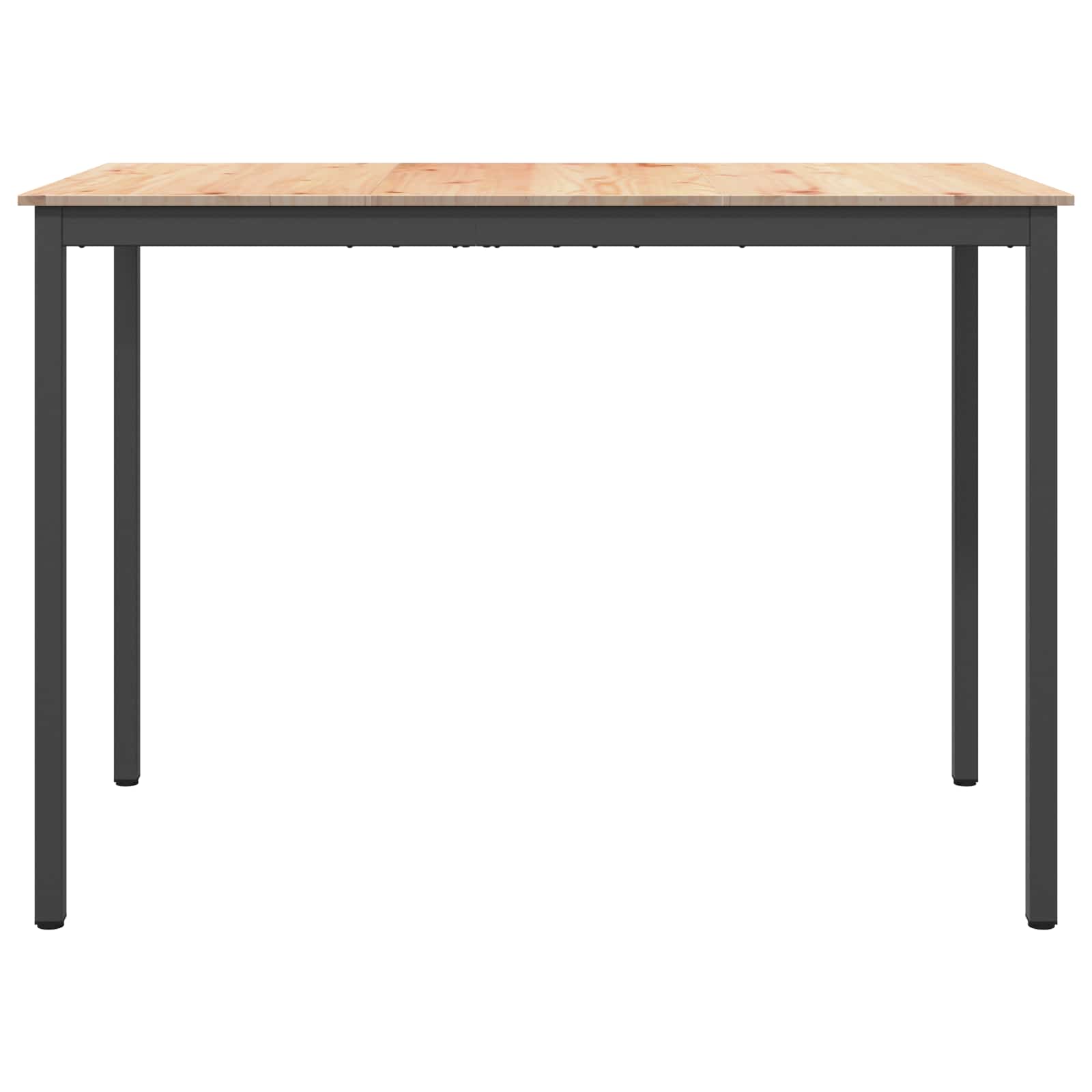 vidaXL Bar Table 150 x 80 x 105 cm Solid Pine Wood Natural Rectangular 5