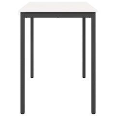 vidaXL Bar Table White 150 x 80 x 105 cm Solid Pine Wood 6