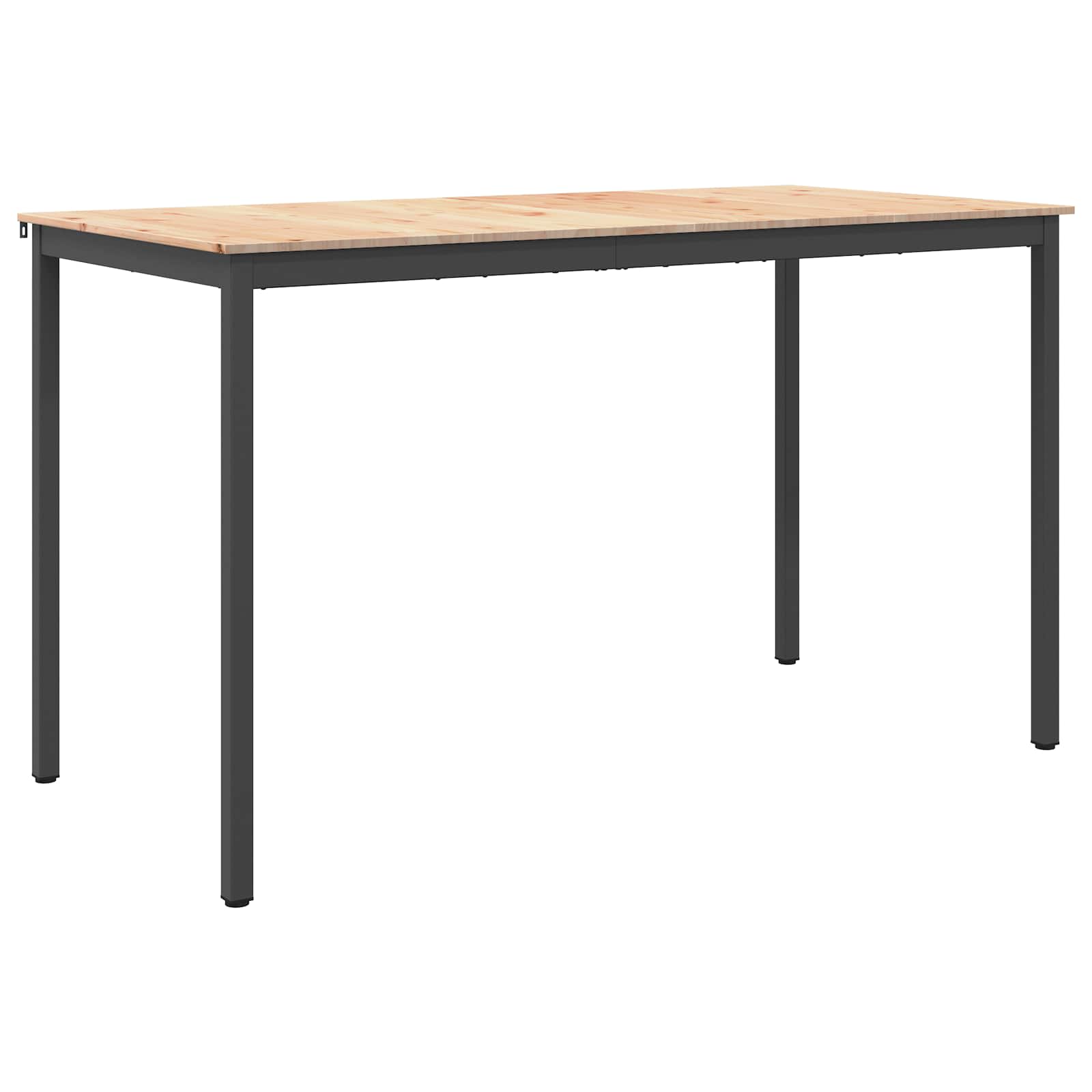 vidaXL Bar Table 180 x 90 x 105 cm Solid Pine Wood Natural Rectangular 2