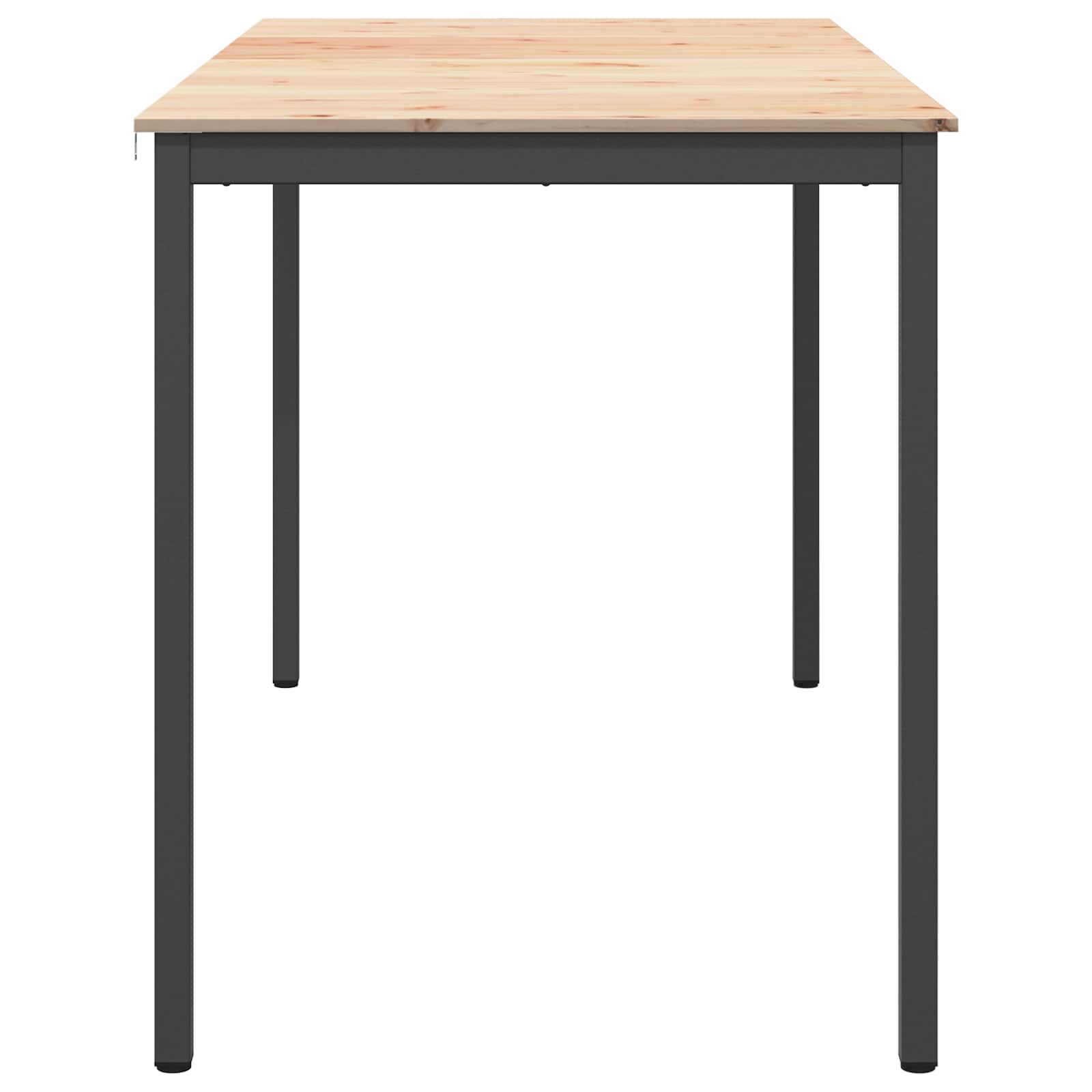 vidaXL Bar Table 180 x 90 x 105 cm Solid Pine Wood Natural Rectangular 6