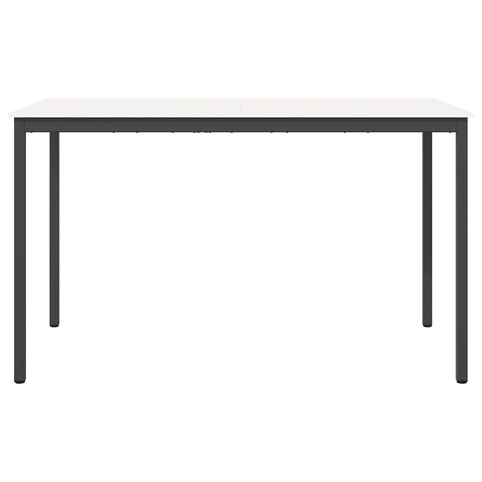 vidaXL Bar Table White 180 x 90 x 105 cm Solid Pine Wood 5