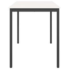 vidaXL Bar Table White 180 x 90 x 105 cm Solid Pine Wood 6