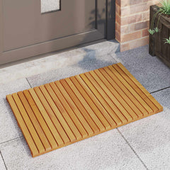 vidaXL Bath Mat Natural 80 x 50 cm Solid Acacia Wood 3