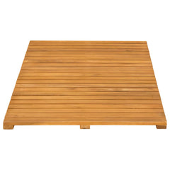 vidaXL Bath Mat Natural 80 x 50 cm Solid Acacia Wood 5