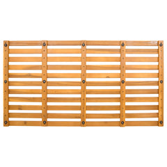 vidaXL Bath Mat Natural 100 x 53 cm Solid Acacia Wood 6