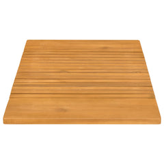 vidaXL Bath Mat Natural 81 x 50 cm Solid Acacia Wood 5