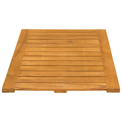 vidaXL Bath Mat Natural 80 x 50 cm Solid Acacia Wood 5