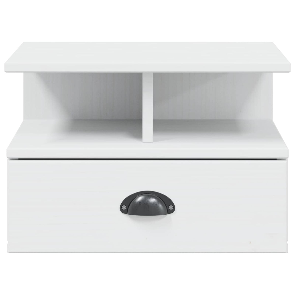 Bedside Cabinet with Drawer HILL 40 x 31 x 27 cm White