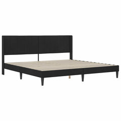 Bed Frame Velvet Black