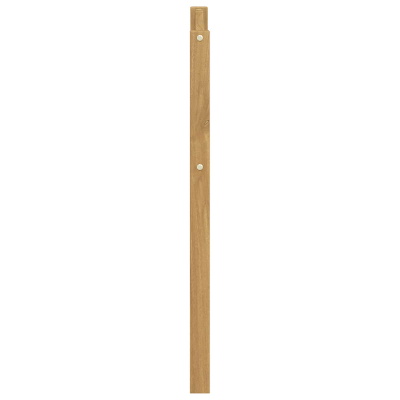 vidaXL Armrests Module 2 pcs White 59 x 4 x 73 cm Solid Acacia Wood 6