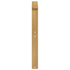 vidaXL Armrests Module 2 pcs White 60 x 6 x 61 cm Solid Acacia Wood 6