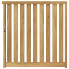 vidaXL Armrests Module 2 pcs White 60 x 6 x 61 cm Solid Acacia Wood 5