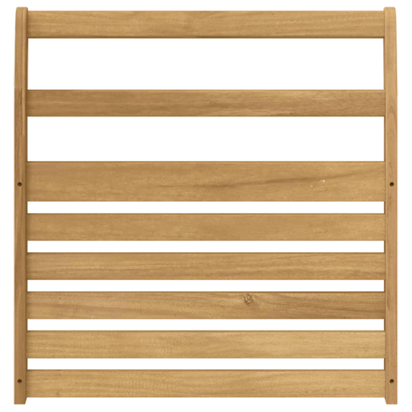 vidaXL Armrests Module 2 pcs White 58.5 x 8 x 60 cm Solid Acacia Wood 5