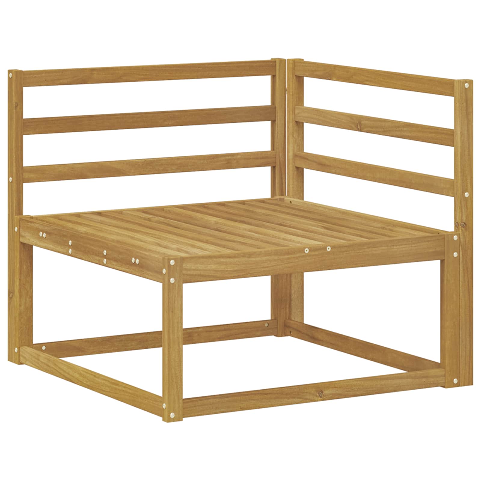 vidaXL Outdoor Corner sofa White 83 x 83 x 73 cm 2