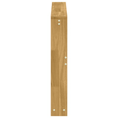 vidaXL Armrests Module 2 pcs White 78.5 x 10 x 61 cm Solid Acacia Wood 6