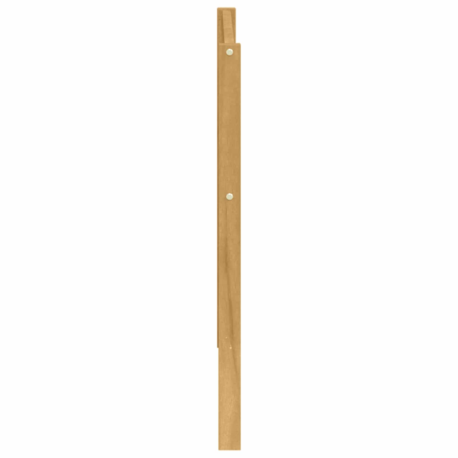 vidaXL Armrests Module 2 pcs White 79 x 4 x 73 cm Solid Acacia Wood 6