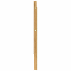 vidaXL Armrests Module 2 pcs White 79 x 4 x 73 cm Solid Acacia Wood 6