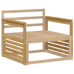 vidaXL Armrests Module 2 pcs White 79 x 6 x 61 cm Solid Acacia Wood 3