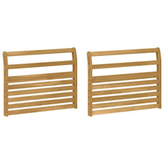 vidaXL Armrests Module 2 pcs White 78.5 x 8.5 x 60 cm 2