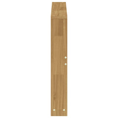 vidaXL Armrests Module 2 pcs White 78.5 x 10 x 61 cm Solid Acacia Wood 6