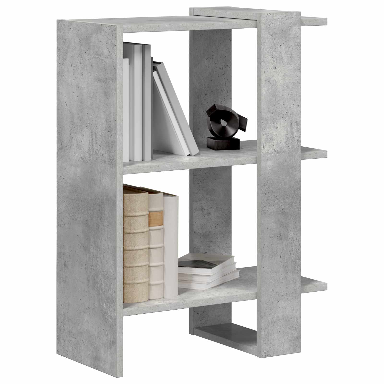 vidaXL Bookshelf 2-Tier 52 x 25 x 71.5 cm Engineered Wood 3