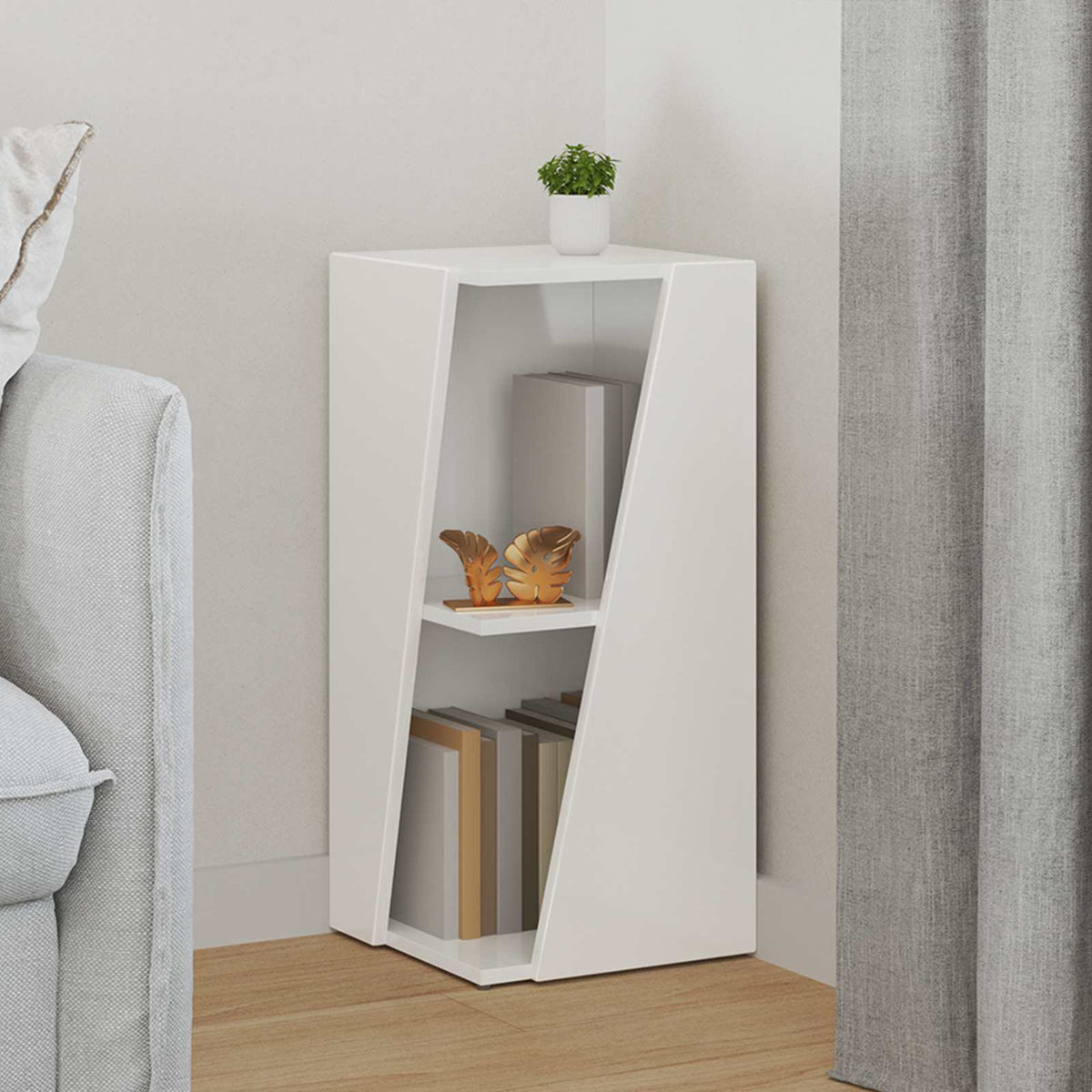 vidaXL Side Shelf 33 x 32 x Engineered Wood