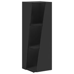 Side Shelf 33 x 32 x Engineered Wood Black 100.5 cm