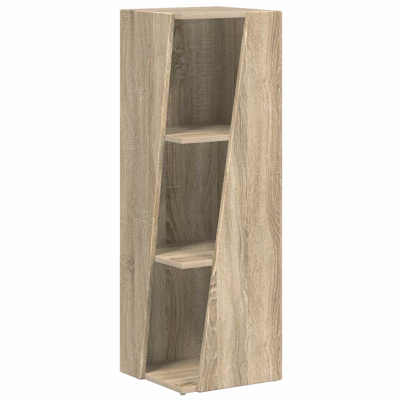 vidaXL Side Shelf 33 x 32 x 100.5 cm Engineered Wood Sonoma Oak 2