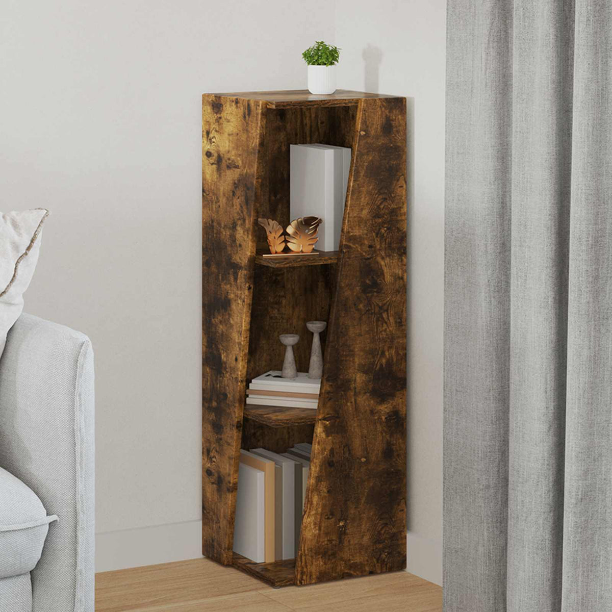 vidaXL Side Shelf 33 x 32 x Engineered Wood