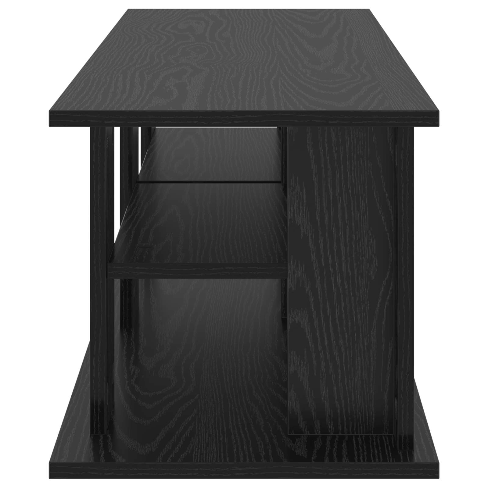 vidaXL TV stand Black Oak 96 x 35 x 33.5 cm 6