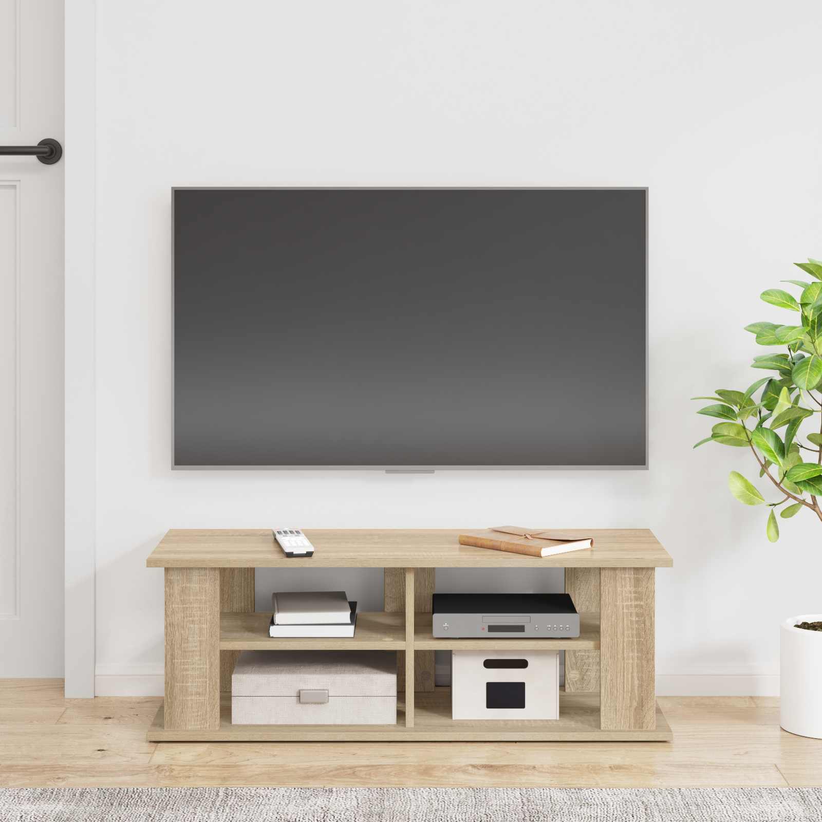 vidaXL TV stand Sonoma Oak 96 x 35 x 33.5 cm 4