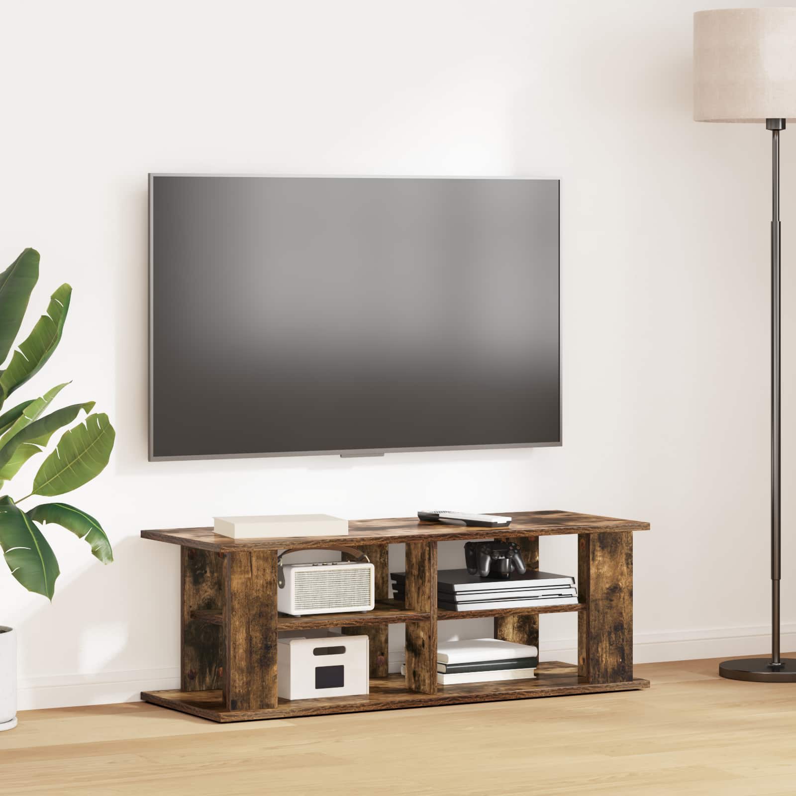 vidaXL TV stand Smoked Oak 96 x 35 x 33.5 cm 1