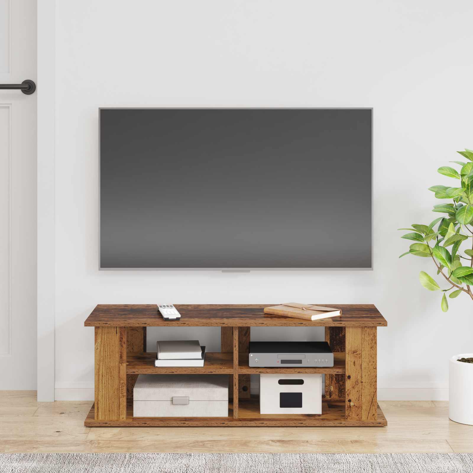 vidaXL TV stand Old Wood 96 x 35 x 33.5 cm 1