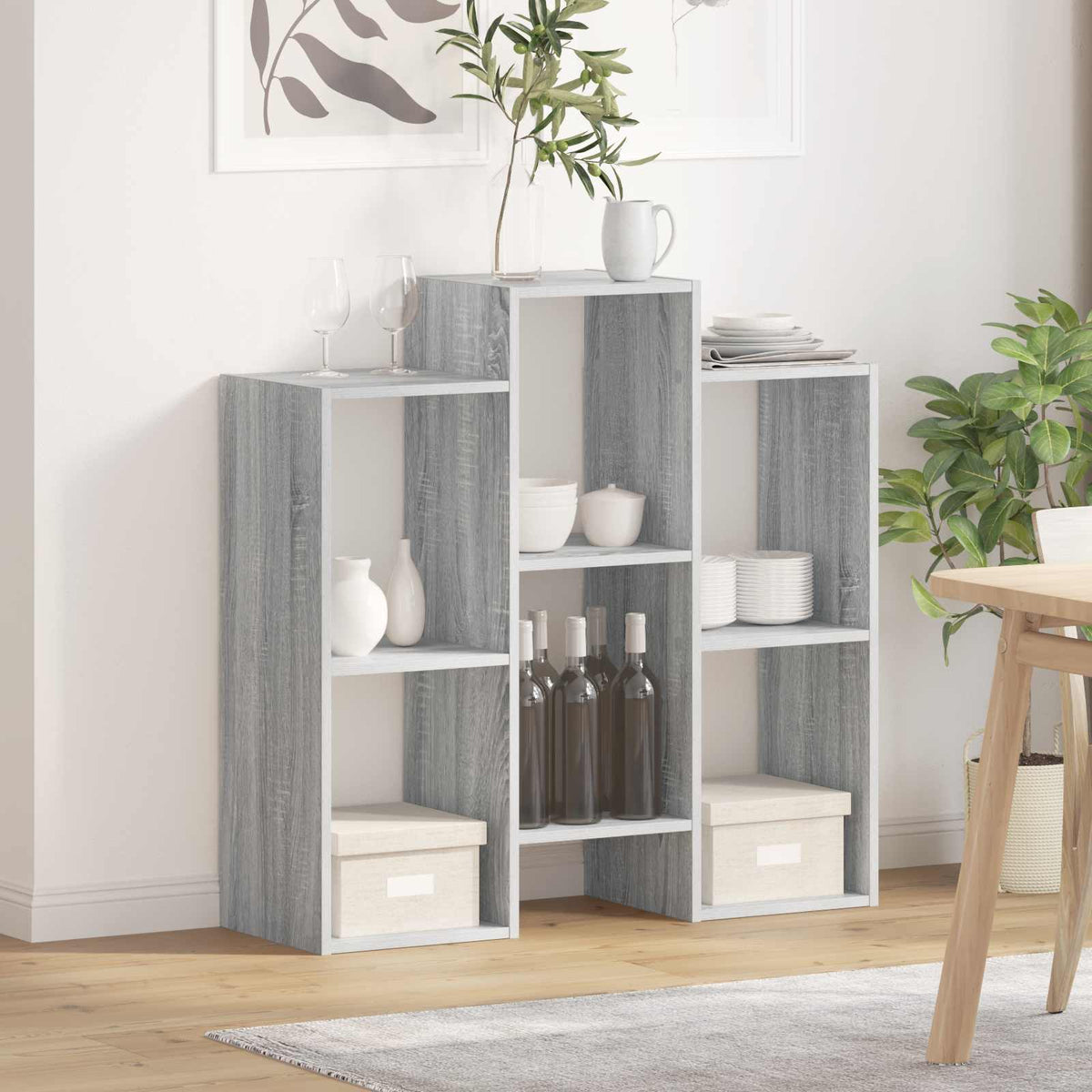 Sideboard 90 x 30 x 90 cm Grey sonoma