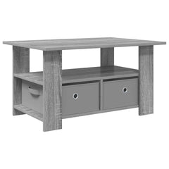 Coffee Table 77 x 55 x 42 cm Engineered Wood Grey sonoma