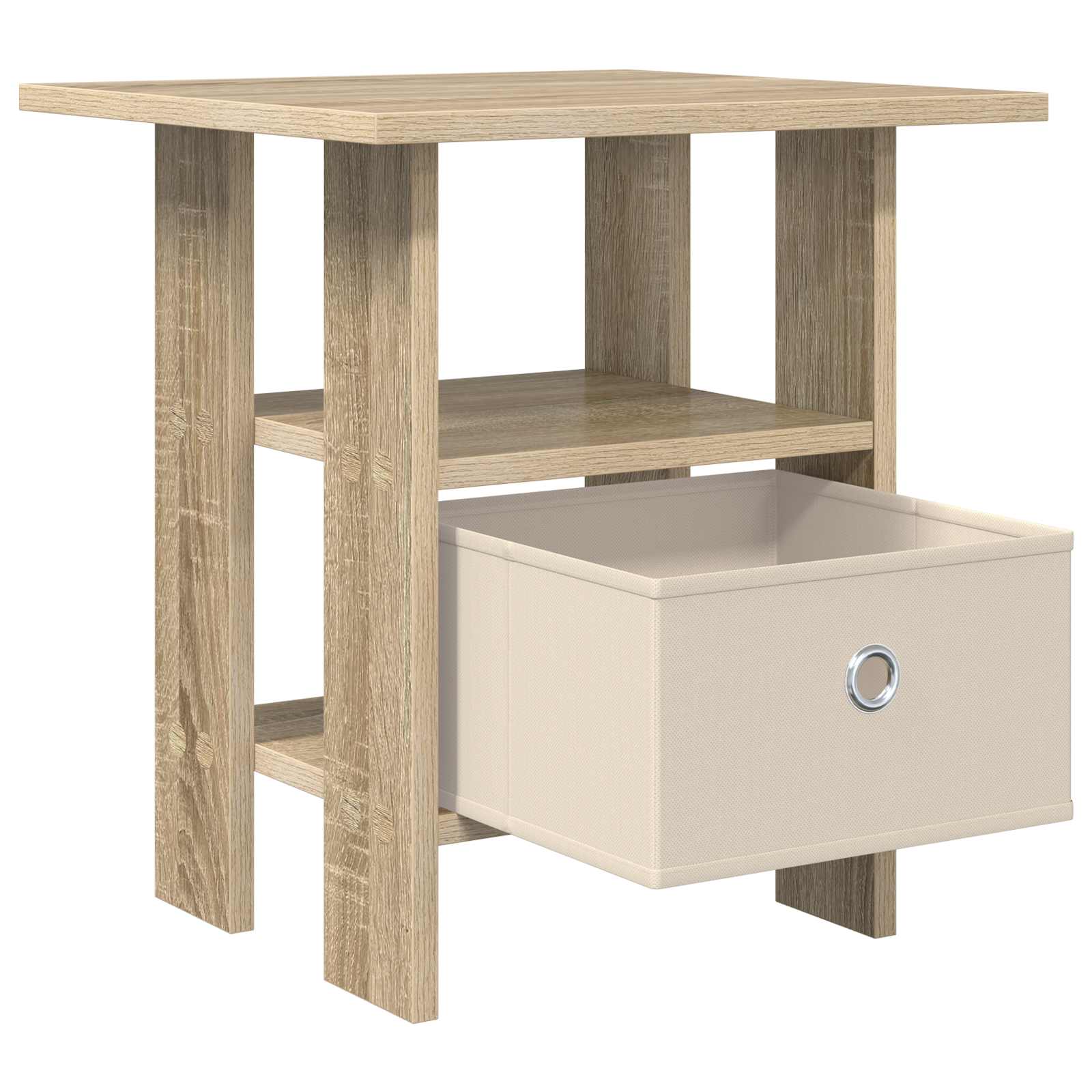 vidaXL Bedside Table 2 pcs Sonoma Oak 41 x 40 x 45 cm Engineered Wood 5