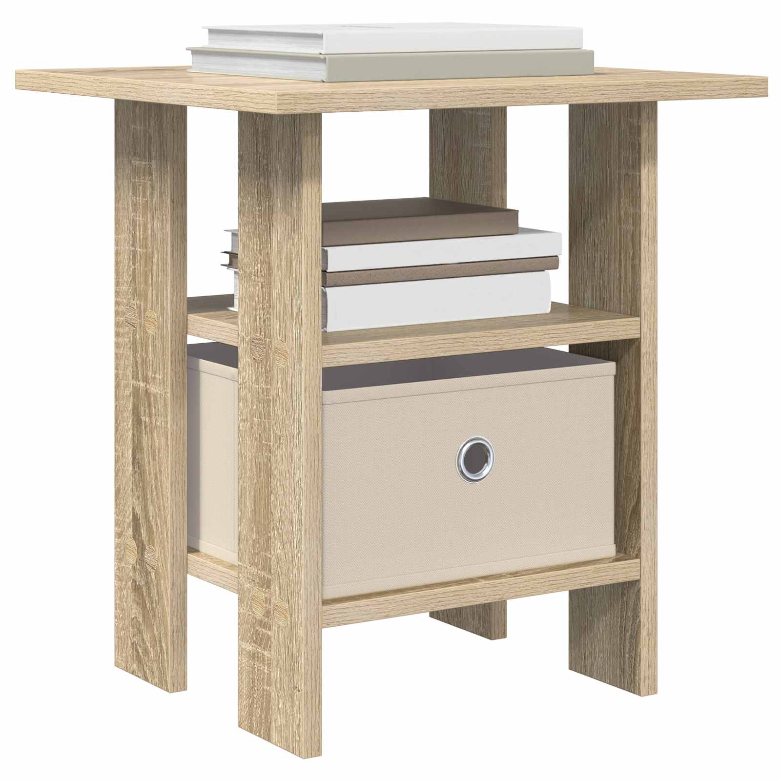 vidaXL Bedside Table 2 pcs Sonoma Oak 41 x 40 x 45 cm Engineered Wood 3
