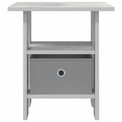 vidaXL Bedside Table 2 pcs Concrete Grey 41 x 40 x 45 cm 6