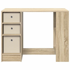vidaXL Desk Sonoma Oak 100 x 40 x 75 cm Engineered Wood 6