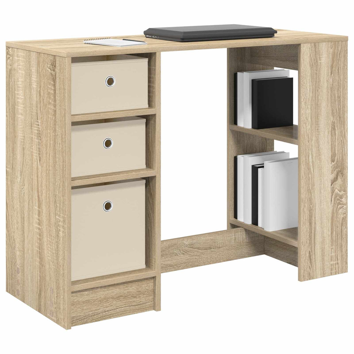 Desk 100 x 40 x 75 cm Engineered Wood Sonoma oak