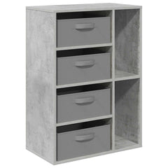 vidaXL Sideboard Concrete Grey 60 x 33.5 x 84 cm 2